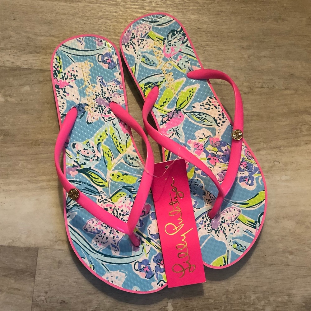 Lilly Pulitzer Flip Flops